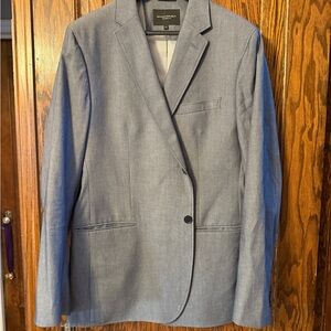 Men's Gray/Blue Blazer